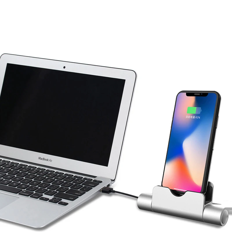 5V 2A Беспроводное зарядное устройство Micro USB зарядная док станция для Samsung S9 Type C