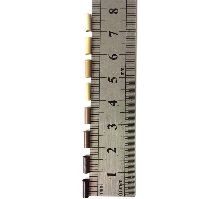 Бесплатная доставка 1000 шт. медные расклешенные микрозвенья HARMONY 2 8x2 3x7 мм для