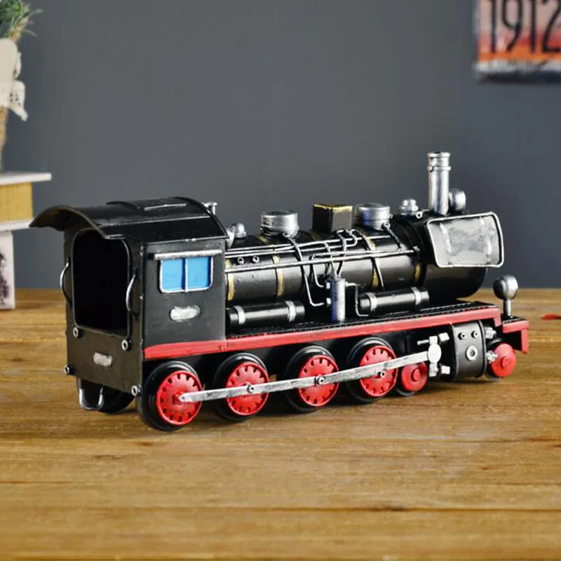 Ручной работы в стиле ретро из металла паровоз поезд Утюг Королевский модель