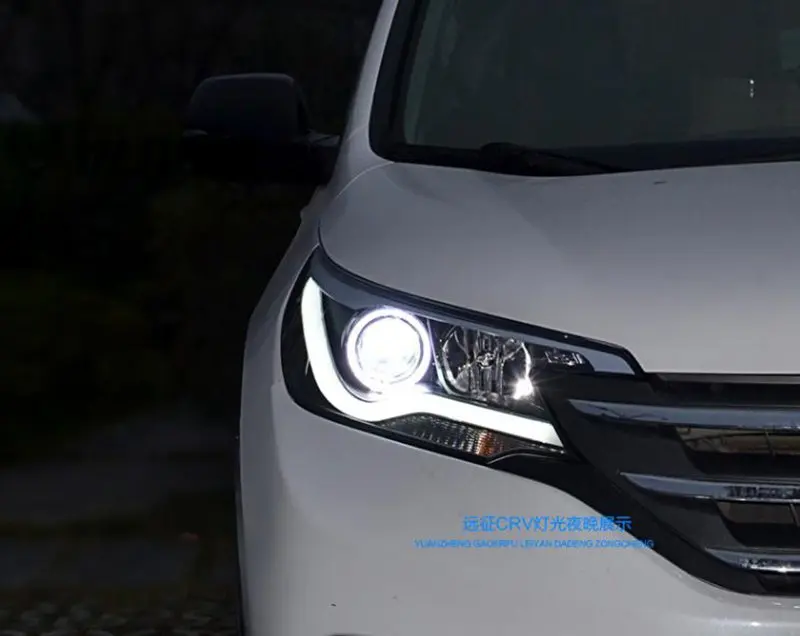 VLAND factory for Car Head lamp CRV LED Headlight 2012 2013 2014 light with Angel Eyes Light Bar DRL | Автомобили и мотоциклы
