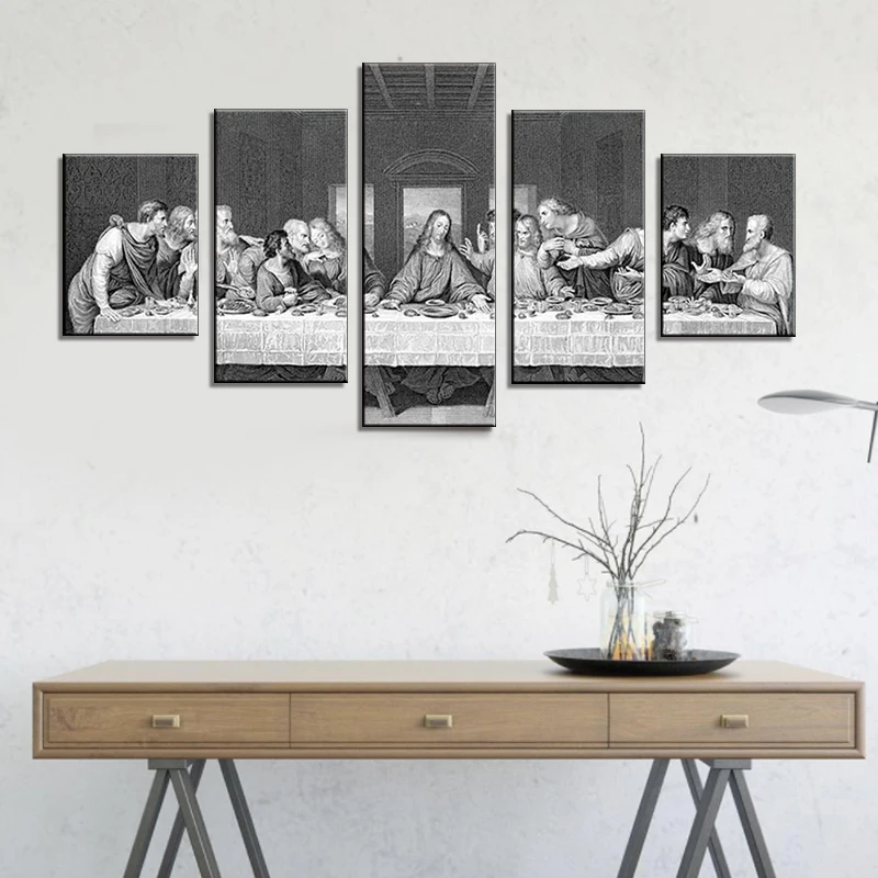 Настенные художественные картины Санта Цена де Хесус куадро Тайной вечери для