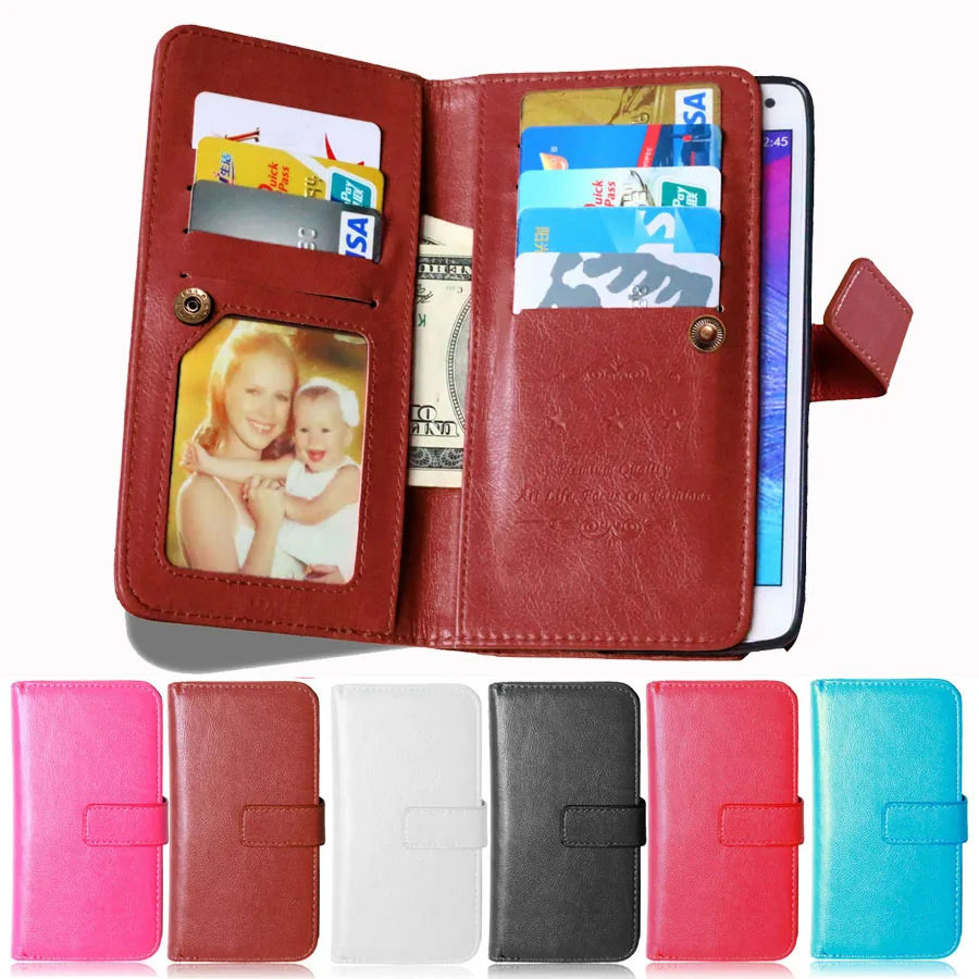Роскошный кошелек Note 5 с магнитной застежкой кожаный чехол бумажник для Samsung Galaxy