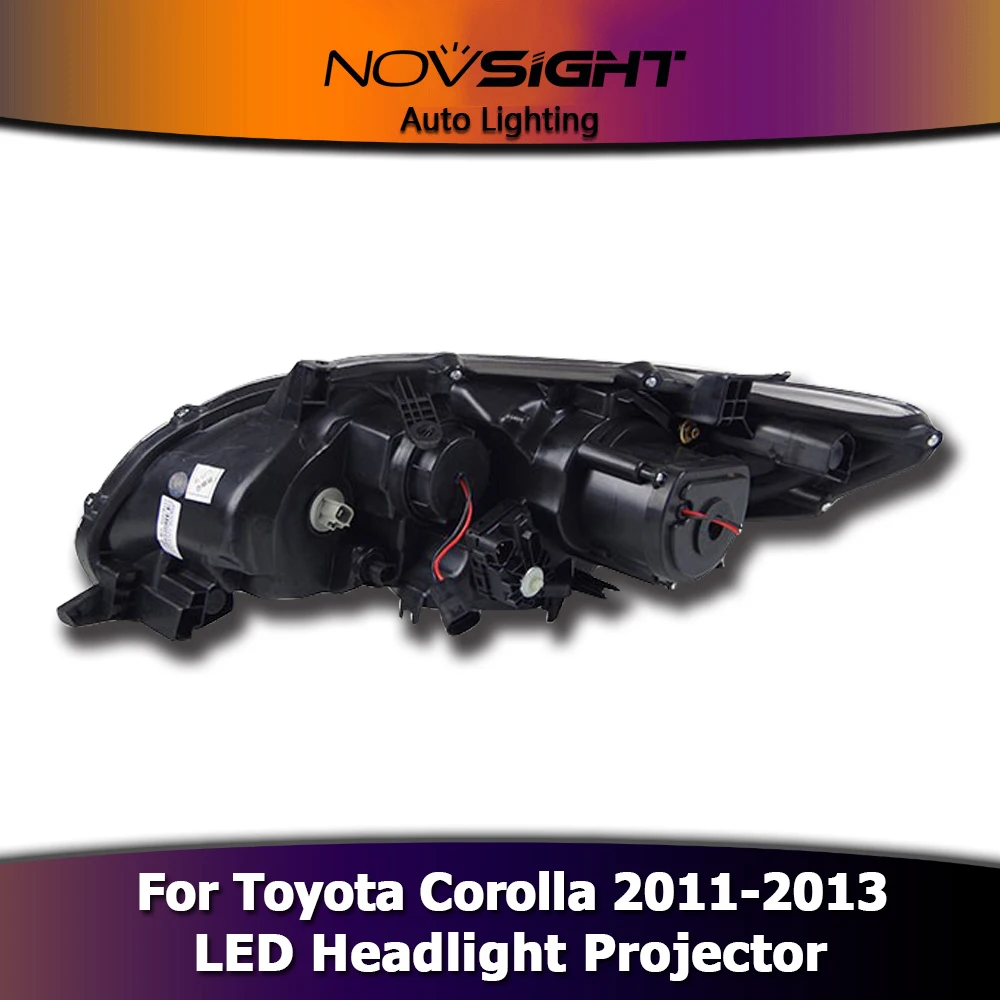 Светодиодный водонепроницаемый налобный фонарь NOVSIGHT 2 шт. для Toyota Corolla 2011 2013|Фара