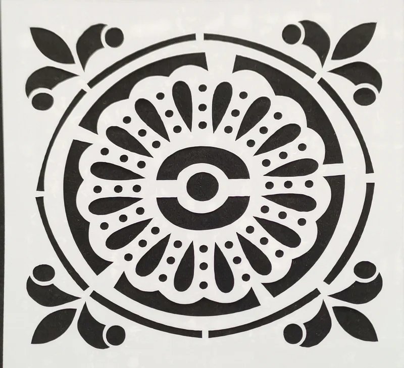 

15*15 Vintage flower pvc Layering Stencils for Diy scrapbook coloring,painting stencil,home decor diy etc. Product image