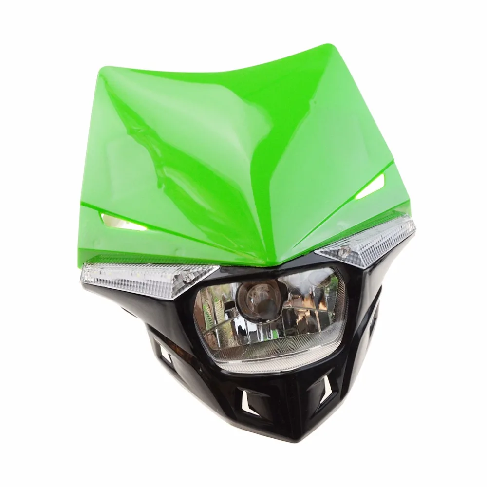 GOOFIT H4 LED универсальный 12 в 35 Вт фара для мотоцикла Yamaha Suzuki Honda Kawasaki KTM E033-781 |