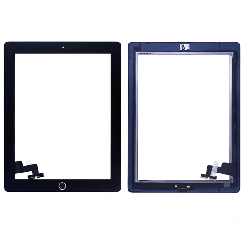 Для iPad 2 A1395 A1396 A1397 сенсорный экран стекло дигитайзер домашняя сборка запасные