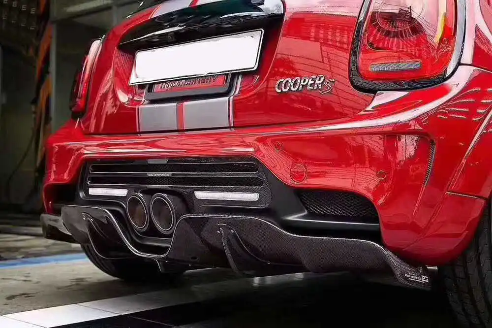 Автомобильный диффузор для BMW Mini Cooper F56 диффузоры заднего бампера из углеродного