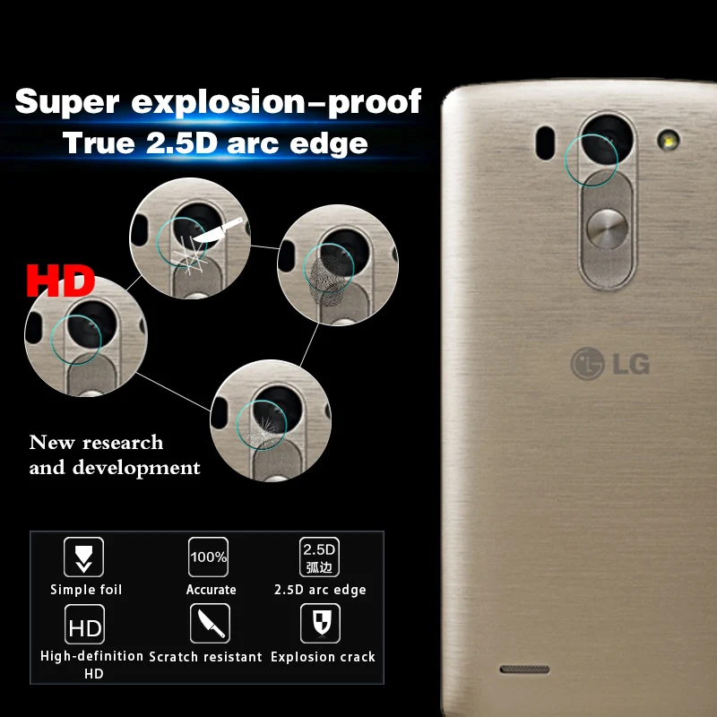 A + качественная Защитная пленка для задней камеры из закаленного стекла LG X Power 5 3