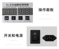 A4 Small Size Automatic Sticker Half Cut Machine Label Cutter