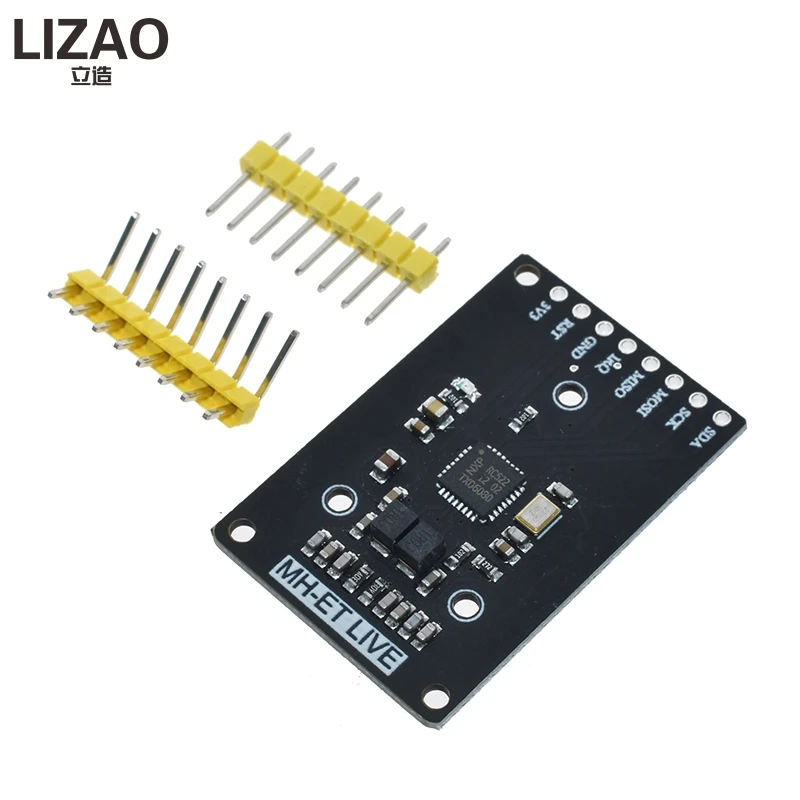 Мини RFID модуль RC522 наборы S50 13 56 МГц 6 см с бирками SPI запись и чтение для arduino uno