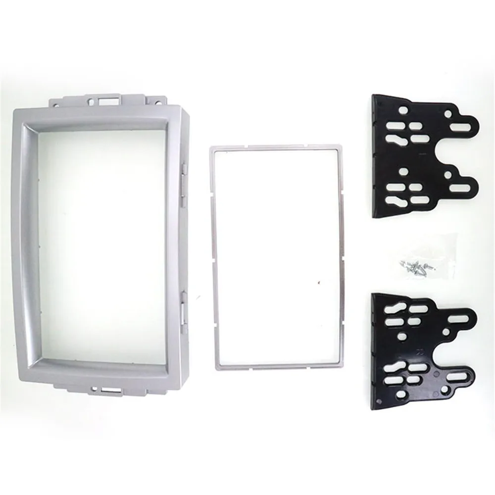 Car Radio Fascia Multimedia Frame Kit For CHRYSLER 300C 2005-2007 Aspen 2007 Audio Bezel Facia Panel Trim Dash 2 Din Mount | Автомобили и