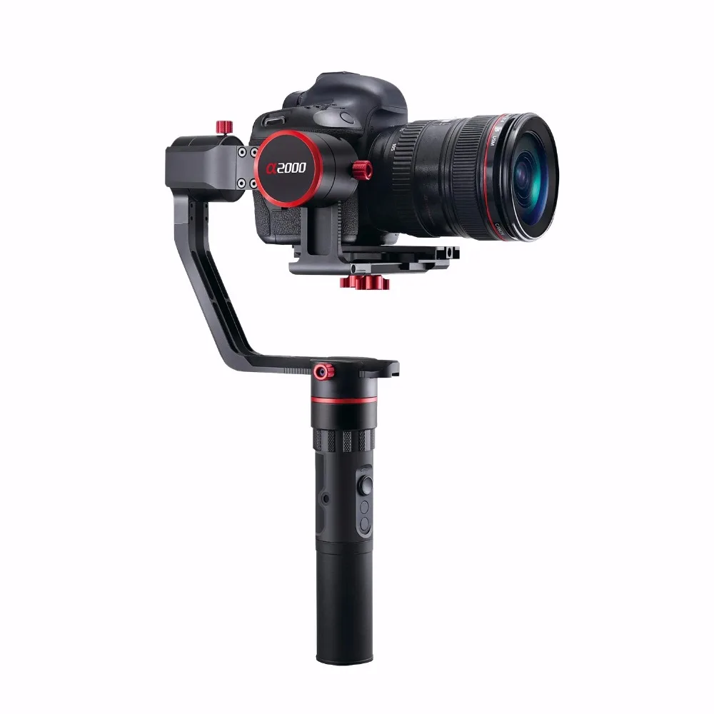 FeiyuTech Feiyu a2000 3-осевой карданный стабилизатор для Canon 5D серии SONY A7 серии a6500 Panasonic GH4/GH5 250-2000 г камеры