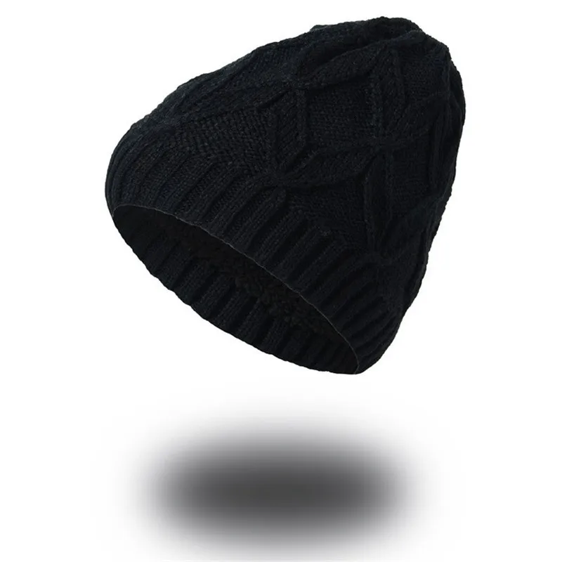 Вязаная прочная чашка шапки унисекс шапочки модные зимние шляпы для Для женщин