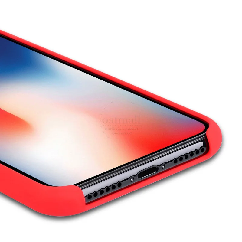 Роскошная задняя крышка для Apple iPhone Xs Max силиконовый чехол жидкий силикон