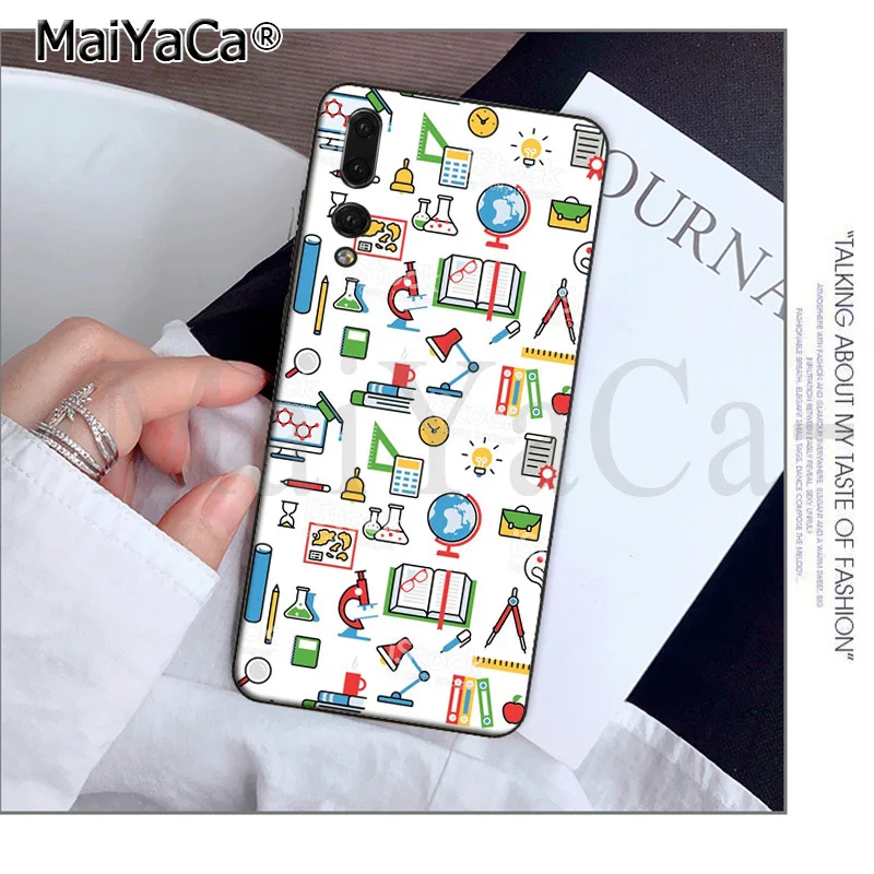 MaiYaCa E = mc2 математических формул физической formula Телефон чехол для Huawei P9 10 плюс 20 pro mate9 10 lite honor 10 view10