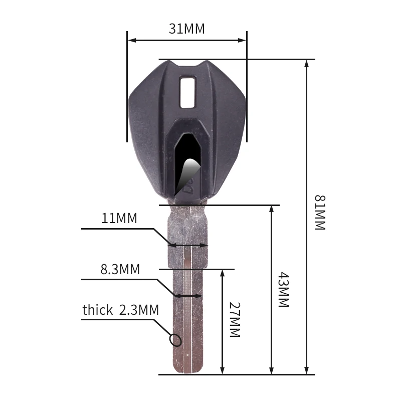 Совершенно новые ключи от мотоцикла Uncut для DUCATI Superbikes 696 796 M1100 1199 1098 1198 659 656 795
