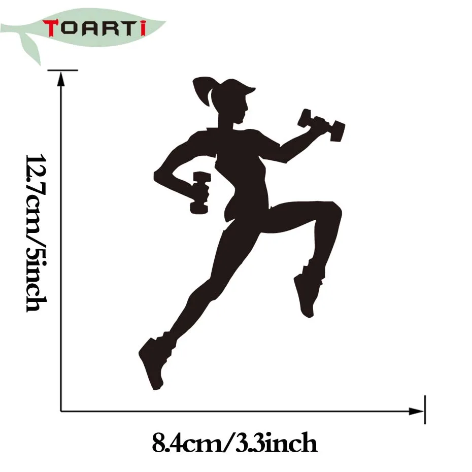 Кузова насос Аэробика виниловая наклейка стикер автомобиля для грузовика окна