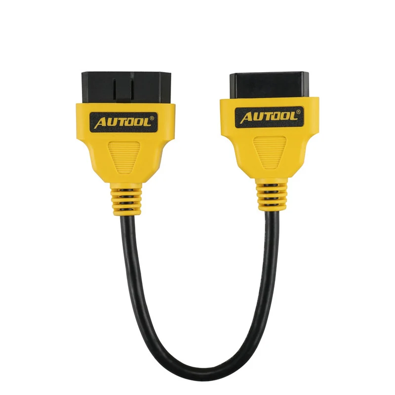 12 in AUTOOL OBD2 кабель 14 см 1 м 1,5 м 40 дюймов OBDII автомобильные удлинительные кабели и разъемы для IDIAG/5C/V/GOLO Удлинительный obdii кабель ODB адаптер - Цвет: 12 in