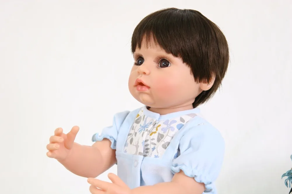 Силиконовая кукла Reborn для девочек 55 см Реалистичная детский день рождения