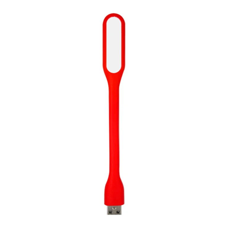 Red Рождественские Рекламные подарки USB светильник гибкий светодиодный светильник для ноутбука планшета ПК Мощный светильник для чтения для Xiaomi - Испускаемый цвет: Red