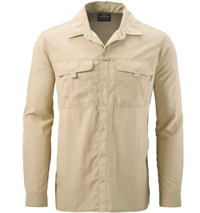 Мужская рыболовная рубашка Kathma * du быстросохнущая с зажимом для ловли рыбы