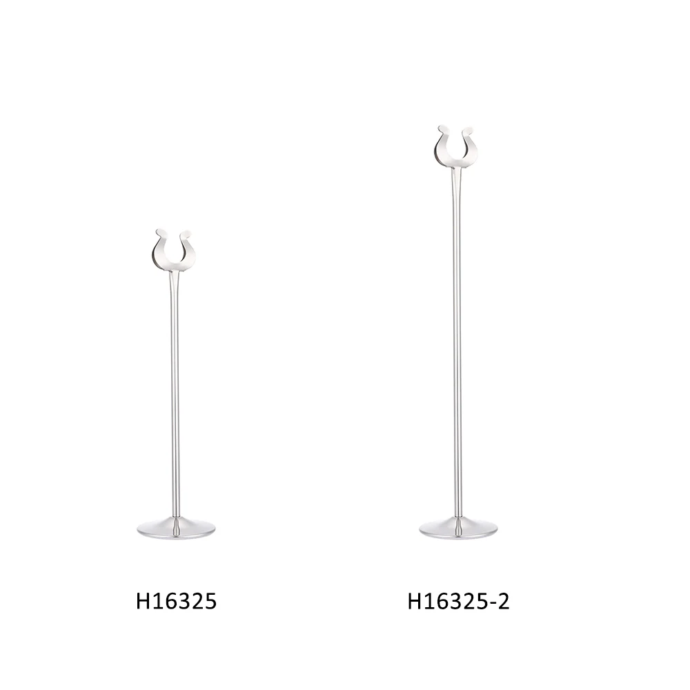 Нержавеющая сталь U образная настольная номер место держатель для Карт