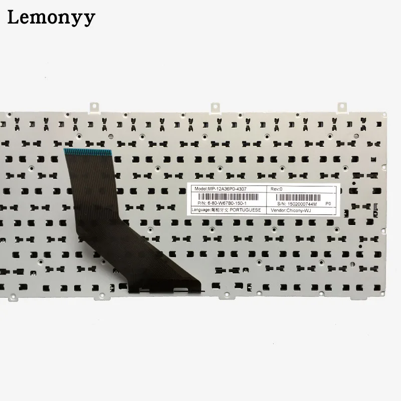 На английском языке) клавиатура для DNS Clevo W350 W350ST W350SK W370 W370ST W670 W350SKQ W350STQ MP-12A36SU-4301W 6-80-W37S0-281-1 W355SSQ