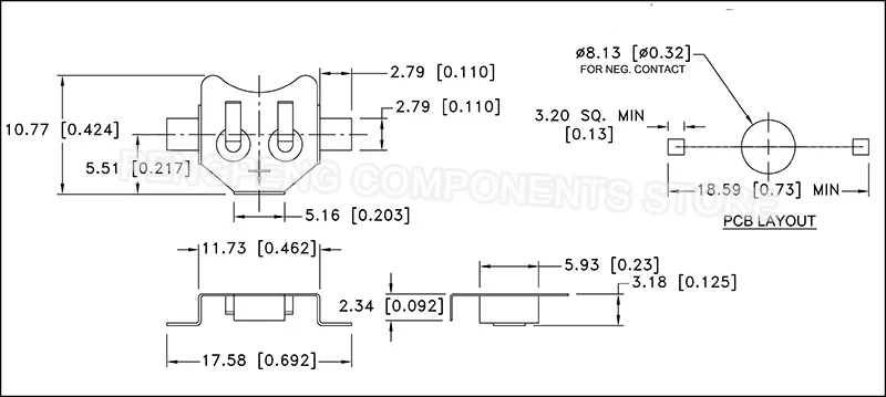 5 шт./лот SMT BK 870 прецизионное тиснение высокое качество кнопка сотового CR1025