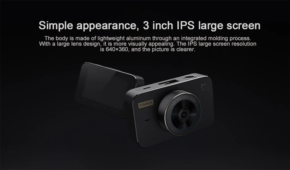 Xiaomi Mijia Carcorder 1S Smart DVR Автомобильный видеорегистратор 1080P 3D шумоподавление ips экран локальное Голосовое управление горячая распродажа