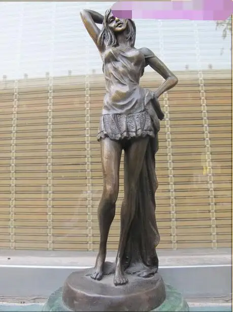 Бесплатная доставка 13-дюймовая Западная бронзовая мраморная юбка с лямками