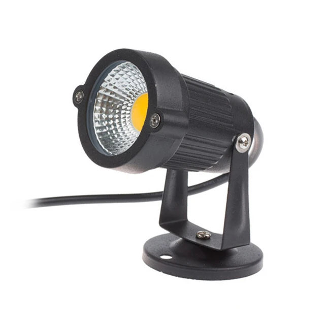 5 Вт Led COB газонные лампы с базой DC 12 В AC 110 220 Наружное освещение IP65