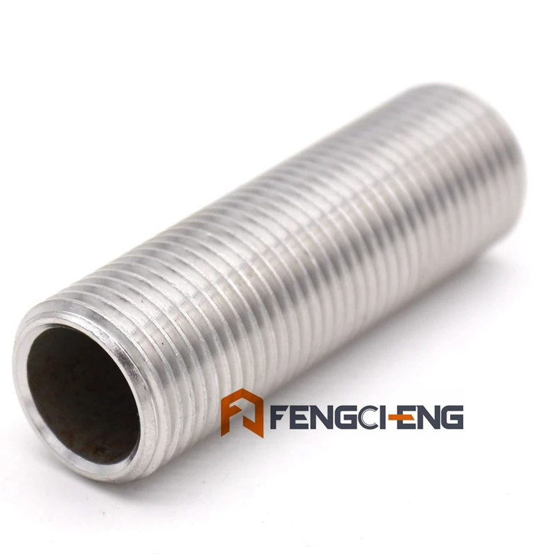 Ниппель с полной резьбой 1/2 &quotNPS 2 5&quot L нержавеющая сталь 304 фитинг оборудование