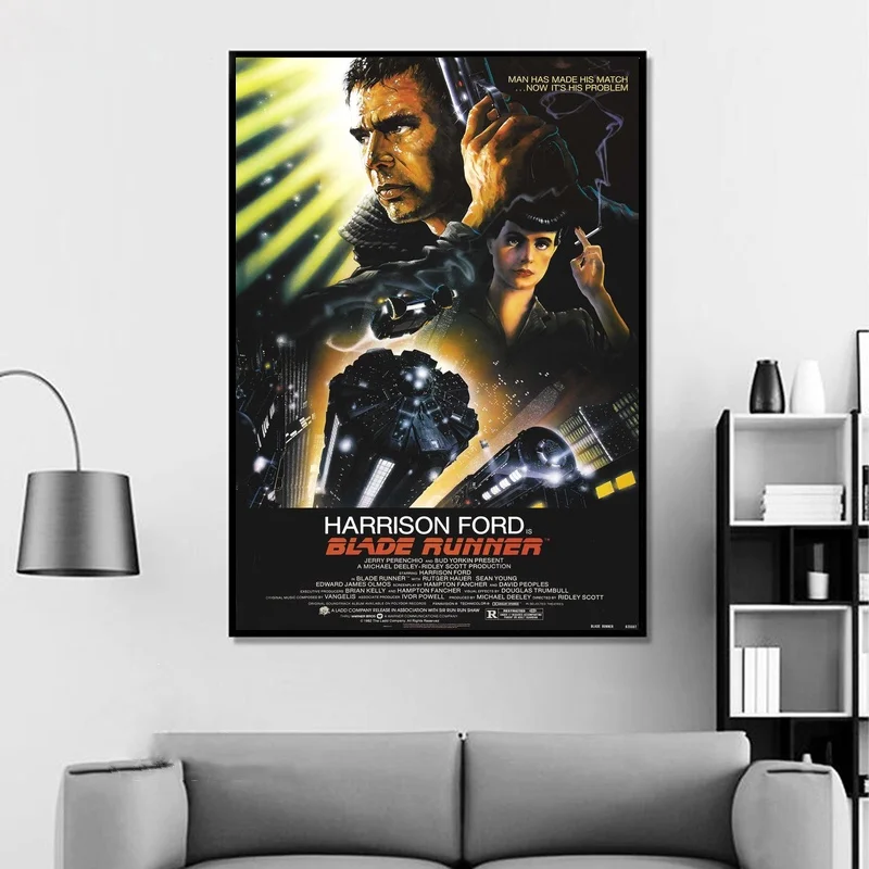 Харрисон Форд ИС блейд бегун (1982) художественная Обложка постер фильма холст