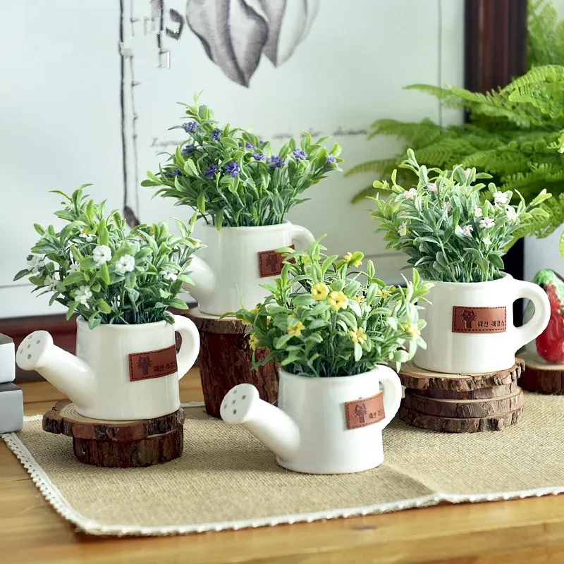 Zakka маленькие банки для полива свежих продуктов искусственный мини-цветок в