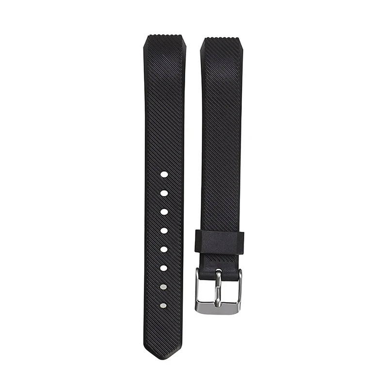 Черный Essidi дети Анти Пыль резиновый ремешок для часов Ремешок Для Fitbit Ace детей Quick Release ремешок петля - Цвет: Черный
