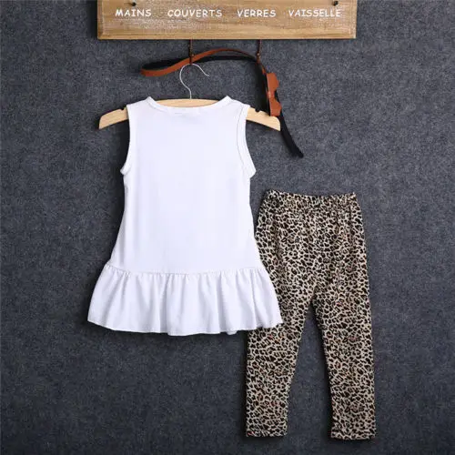 НОВЫЙ комплект одежды для маленьких девочек от 1 года до 7 лет из 3 предметов: топ