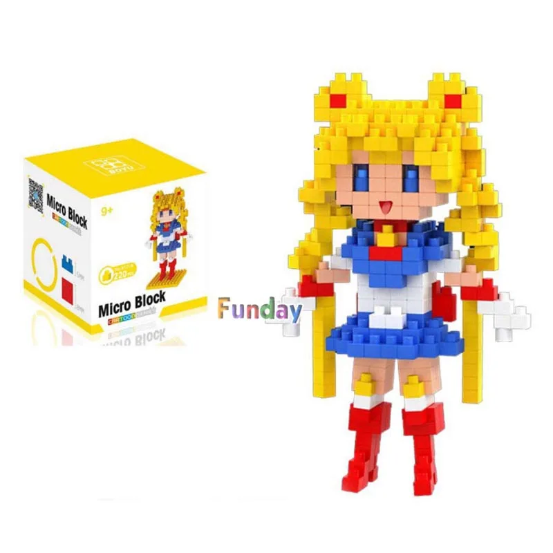 Маленький Sailor Moon Brick Jupiter Mercury Mars Diamond DIY figures BOYU Girl строительные игрушки|sailor jupiter|sailor