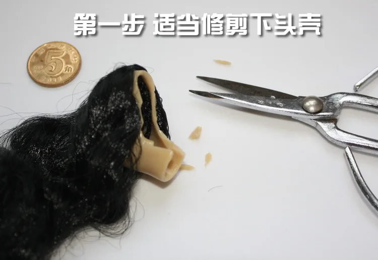 1: 6 весы рисунок головные уборы Женский парик для kumik головы лепить 12 &quotфигурка