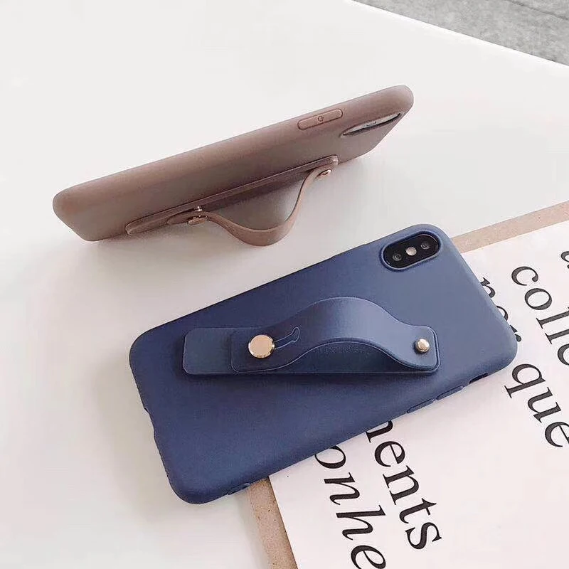 Ainike силиконовый браслет для рук чехол на запястье подставка мягкий TPU iPhone 5S SE 6 6splus