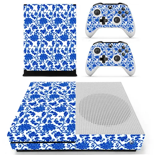Ys-xboxoneS-0054 Хромированная Золотая наклейка на кожу для Xbox One S консоль и контроллеры для Xbox One тонкая кожа стикер s винил - Цвет: Ys-xboxoneS-0054