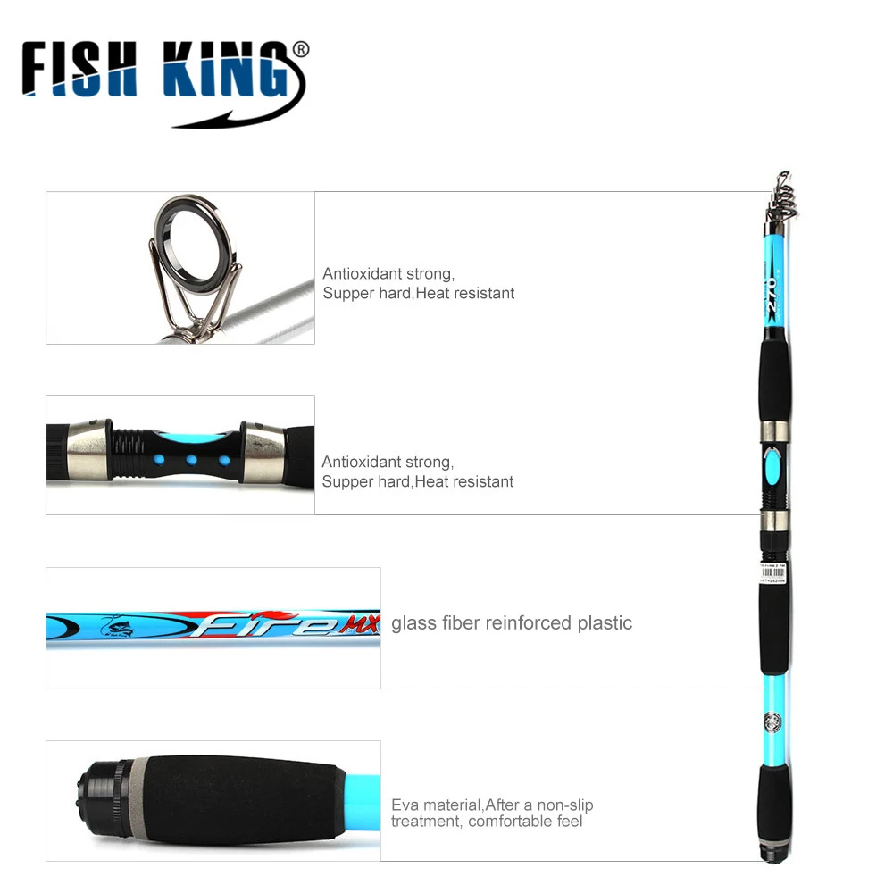 Удочка для карпа FISH KING c. W 15-150 г Стандарт 1 5-3 м длина 45-68 см SECS5 фактический вес 129-238