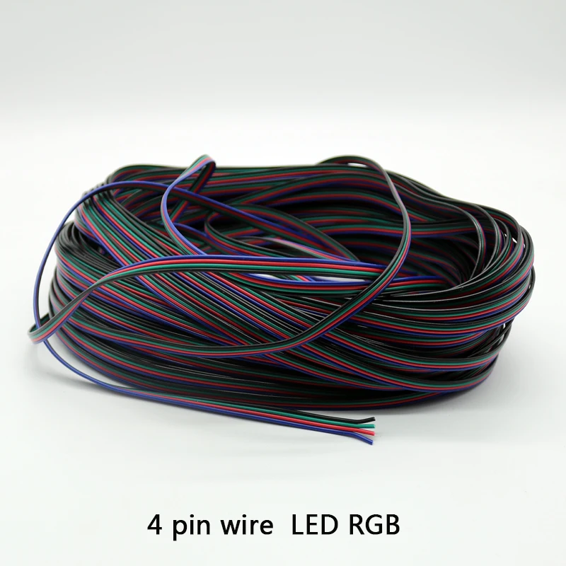 5 м/10 м 2 контактный 4 22AWG Электрический провод Луженая Медь Удлинительный кабель