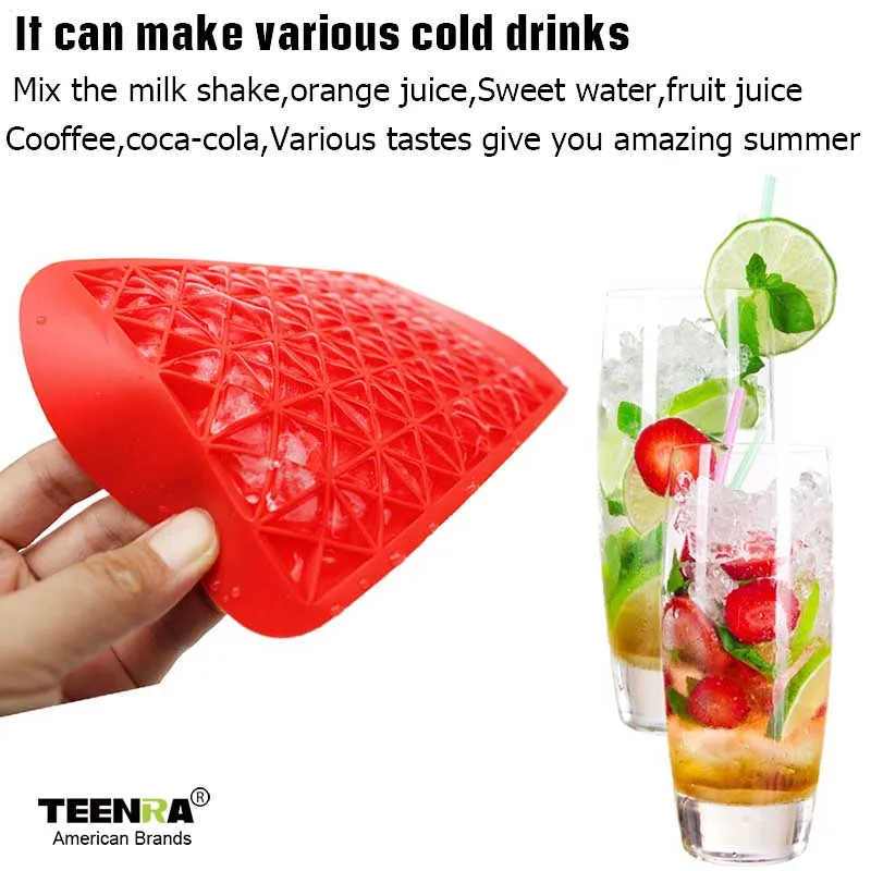 TEENRA 1 шт. 160 Мини лоток для кубиков льда силиконовая форма Форма DIY силиконовые