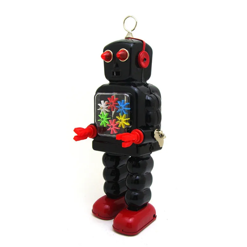 Винтажная ретро игрушка с высоким колесом Классическая механическая заводным