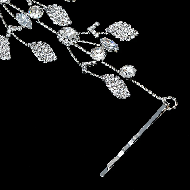 

Tiaras And Crown HADIYANA New Fashion Cute Flower Design Elegant Wedding Hair Jewelry With High Quality BC4660 Accesorios Mujer
