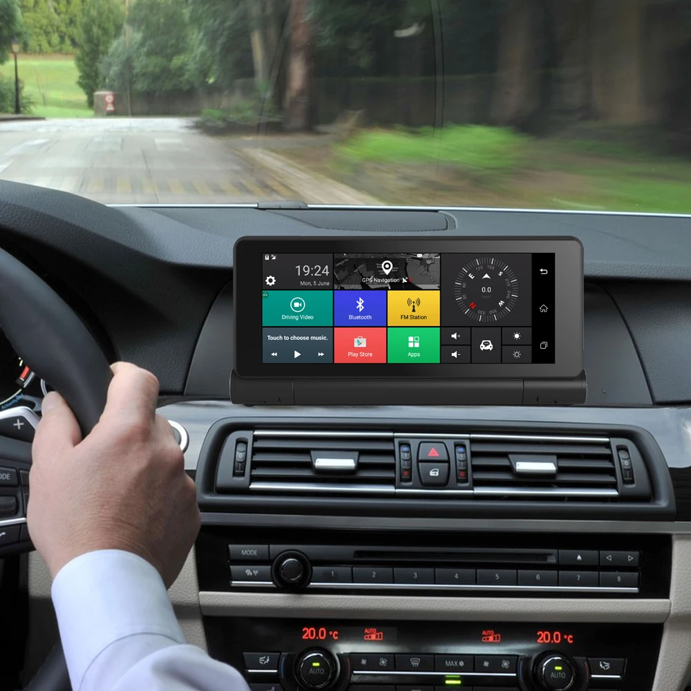 Автомобильный видеорегистратор DVR 6 86 &quotAndroid 5 0 автомобильный gps навигатор 1080 P 3g/4G