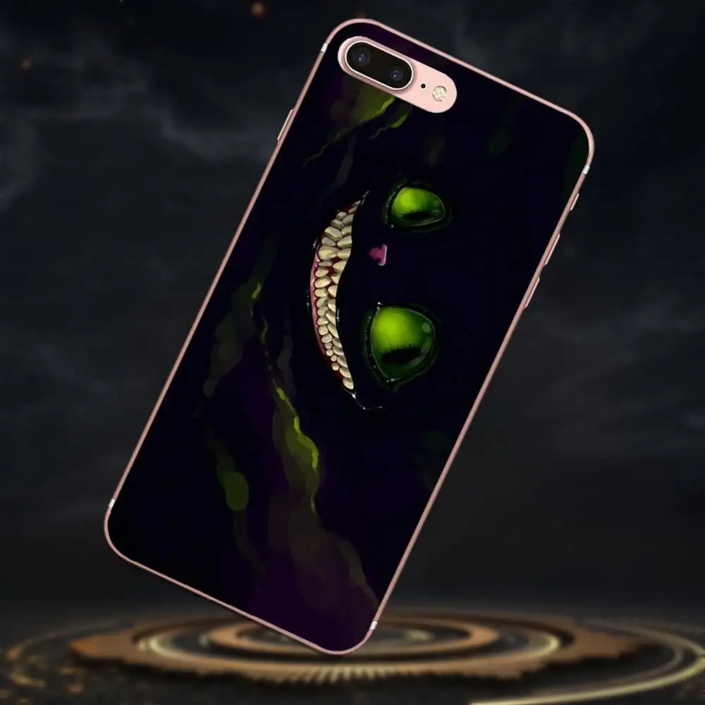 TPU Phone Case Skin Cover Cheshire Cat Art For Galaxy Grand Alpha G850 Core2 Prime S2 I9082 A3 A5 A7 On5 On7 2015 2016 2017 | Мобильные