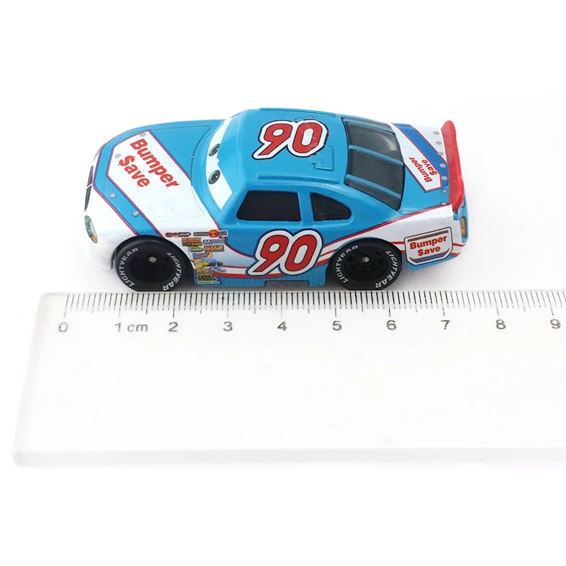 Disney Pixar Автомобили № 90 бампер экономия металла литая Игрушечная машина 1:55