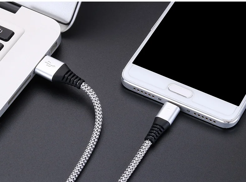 Светодиодный кабель usb type-C для быстрой зарядки и передачи данных, 1,8 м, 3 м, а, для samsung, Xiaomi, huawei, Redmi, LG, шнур type-C