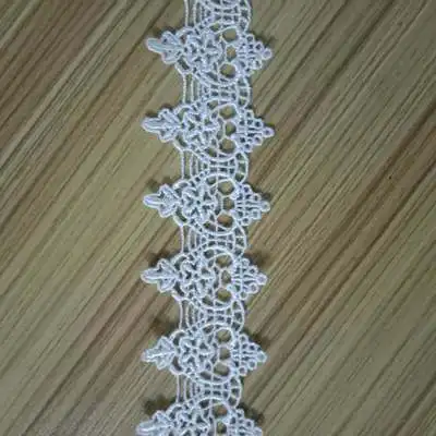 White width 4.6CM 3 ярда черное белое кружево, лента, тесьма, ширина 1,3 см-4,6 см, отделочная ткань, сделай сам, вышитый сетчатый шнур для шитья, украшения, Африканское кружево - Цвет: White width 4.6CM